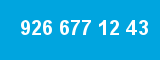 926 677 12 43